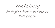 Buckcherry
Donington Park - 08/06/07
Ref: 000012