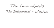 The Lemonheads
The Independent - 16/09/05
