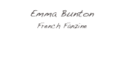 Emma Bunton
French Fanzine
